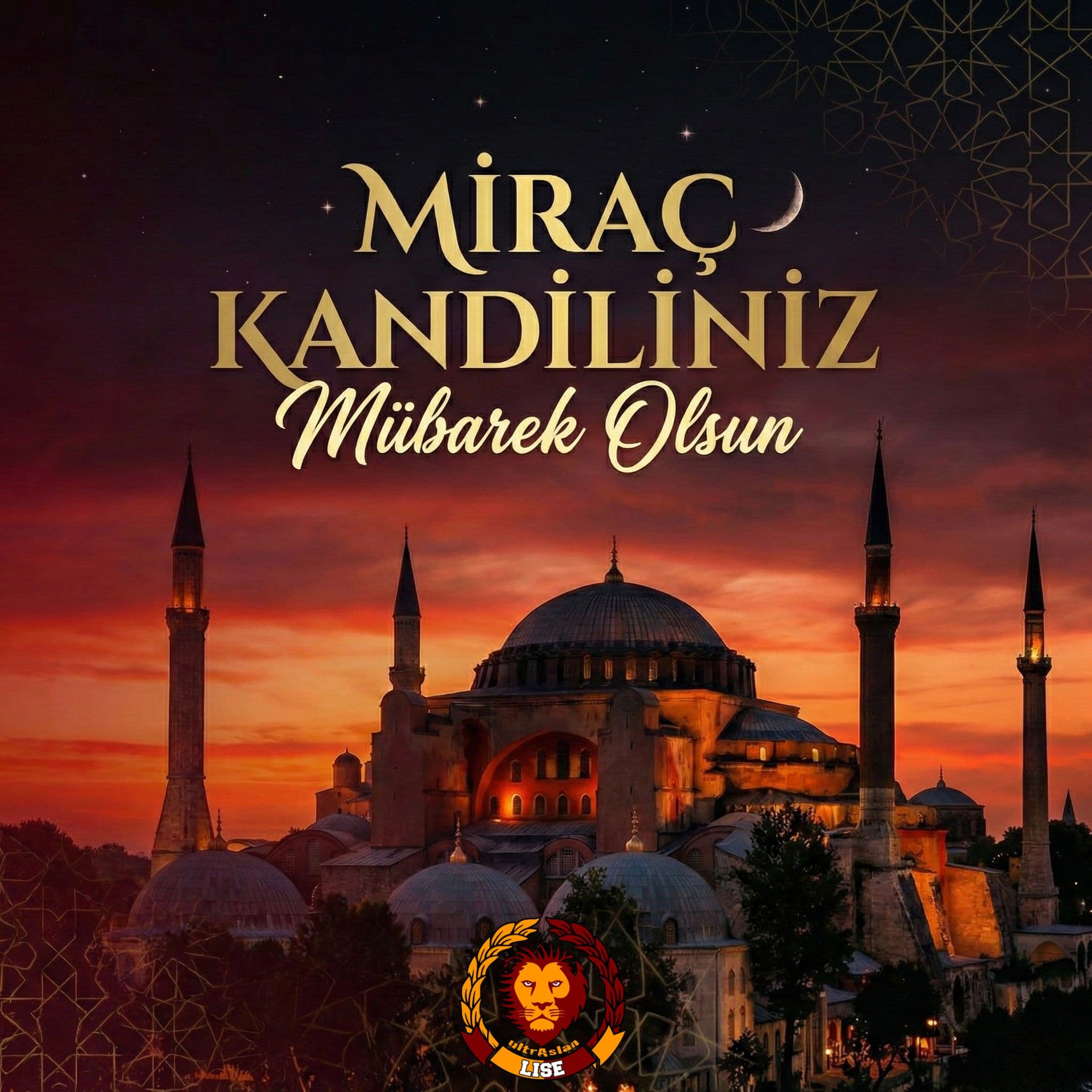 Miraç Kandilimiz Mübarek Olsun