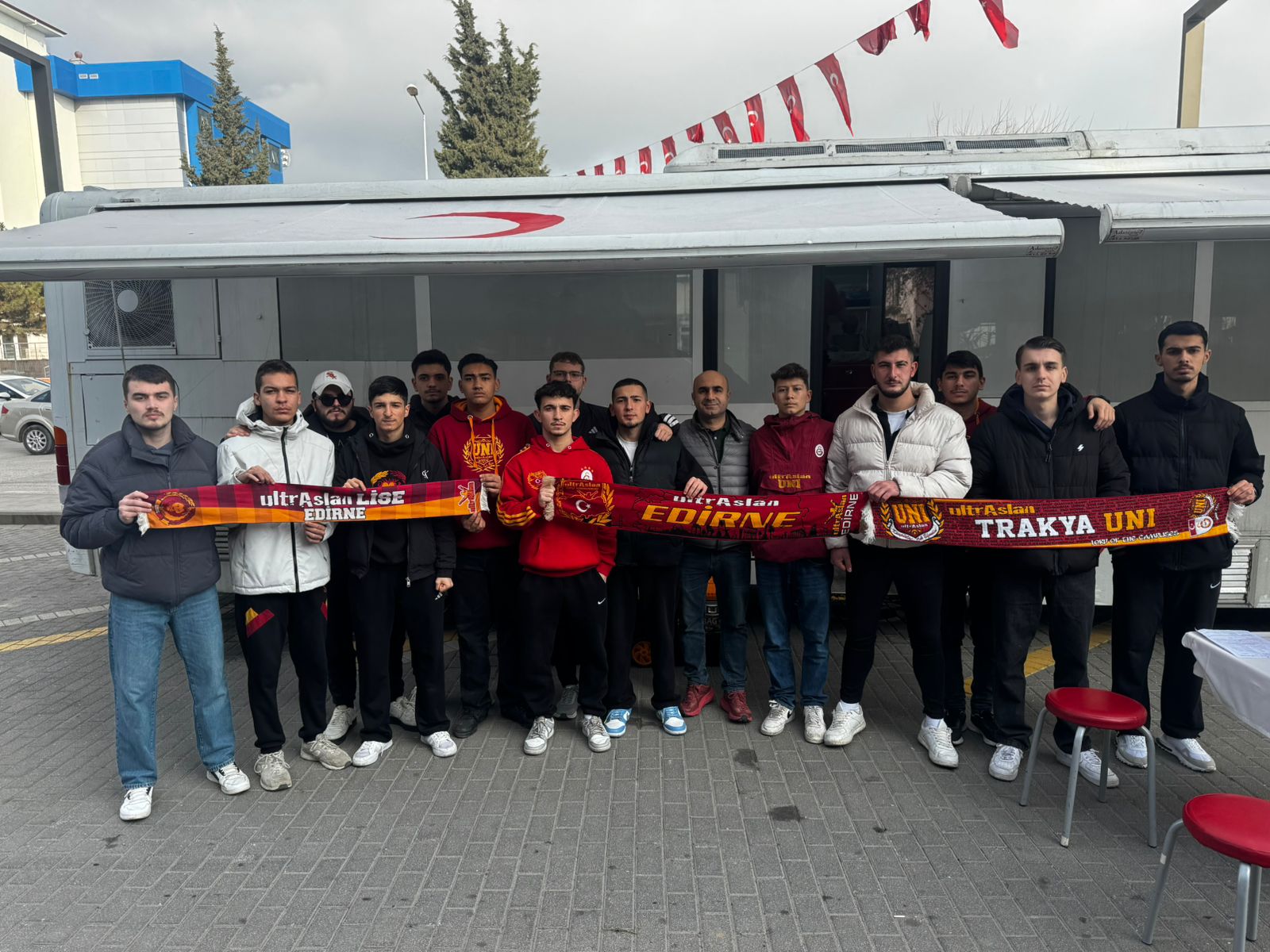 ultrAslanLİSE Edirne’den Kızılay'a Kan Bağışı Desteği